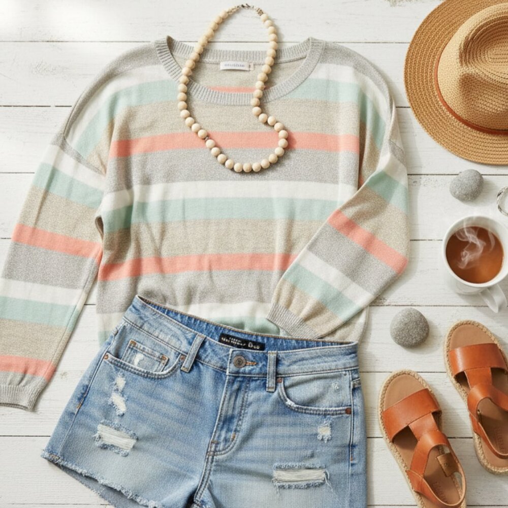 Loft Linen Blend Sweater